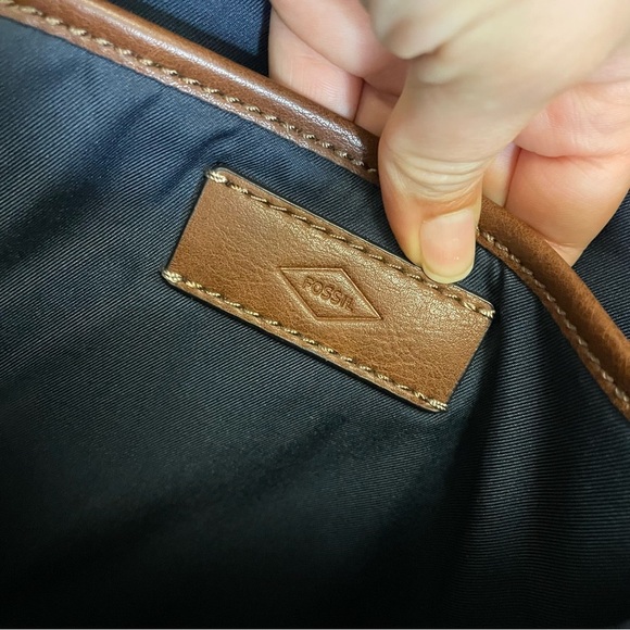 Fossil Davis‎ Canvas Small Messenger Bag - Picture 9 of 13